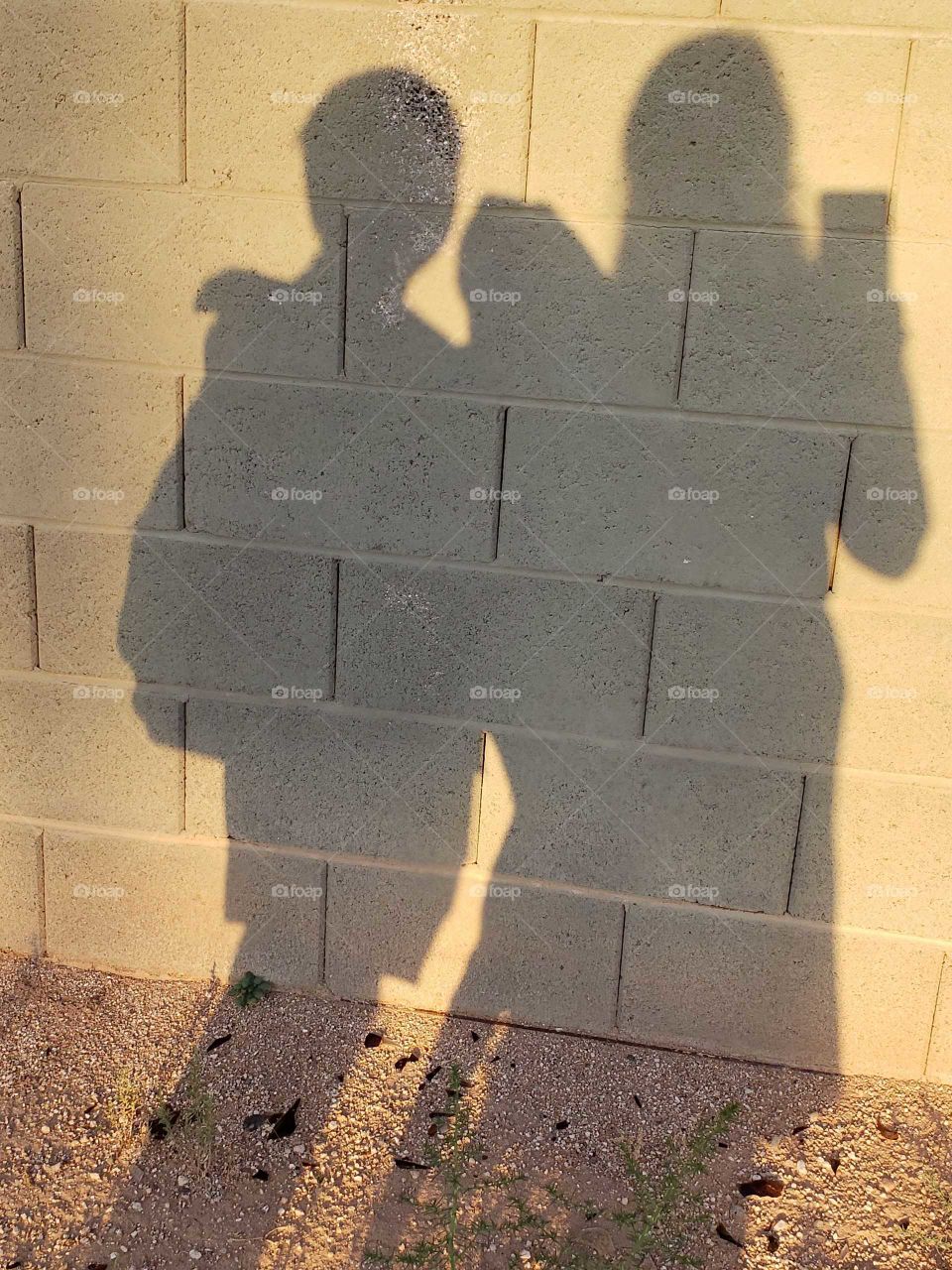 the three of us before school