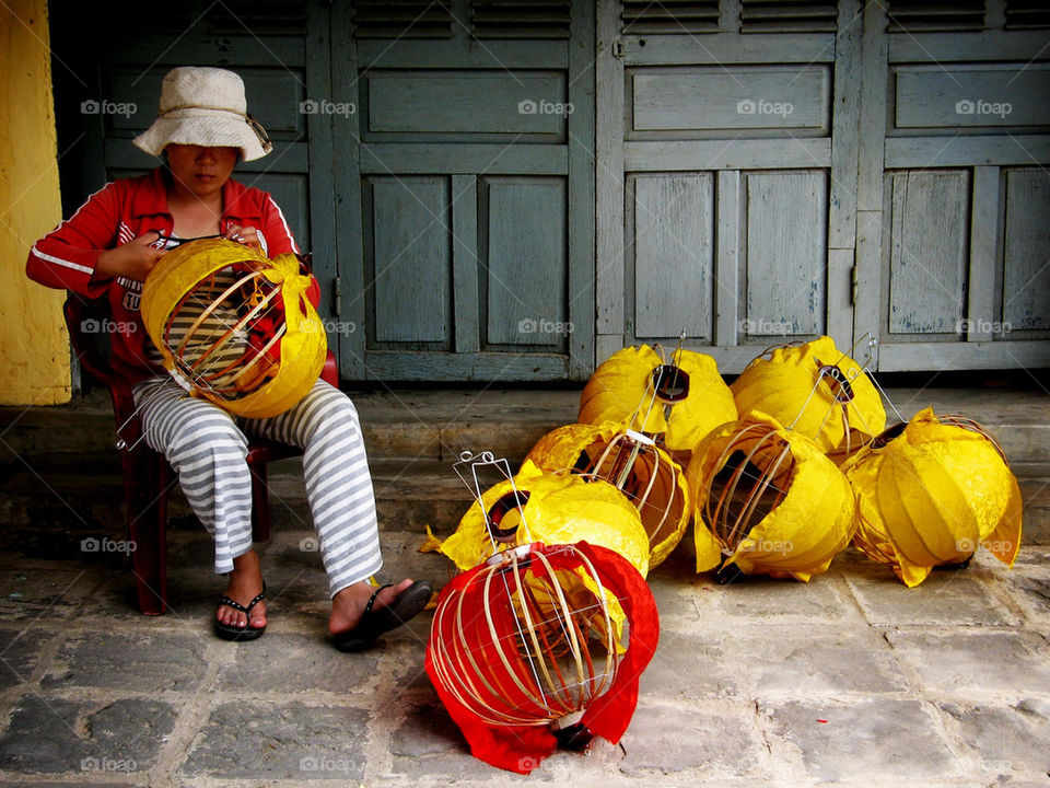 yellow lantern lady vietnamese by pixelate