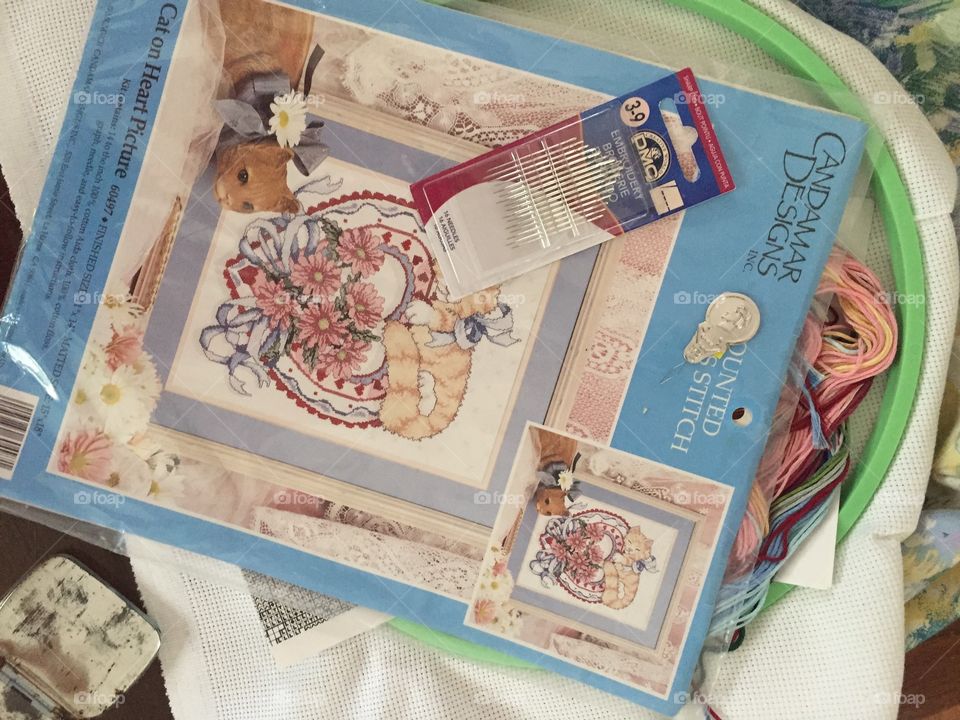 Arts and crafts needlepoint 