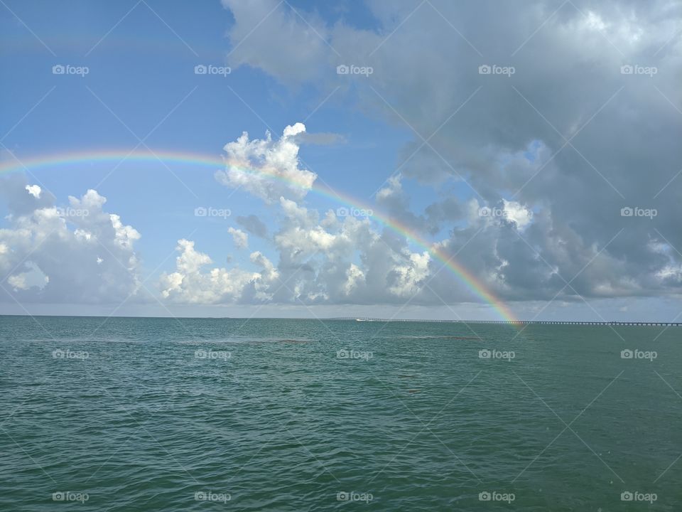 Rainbow over the Ocean