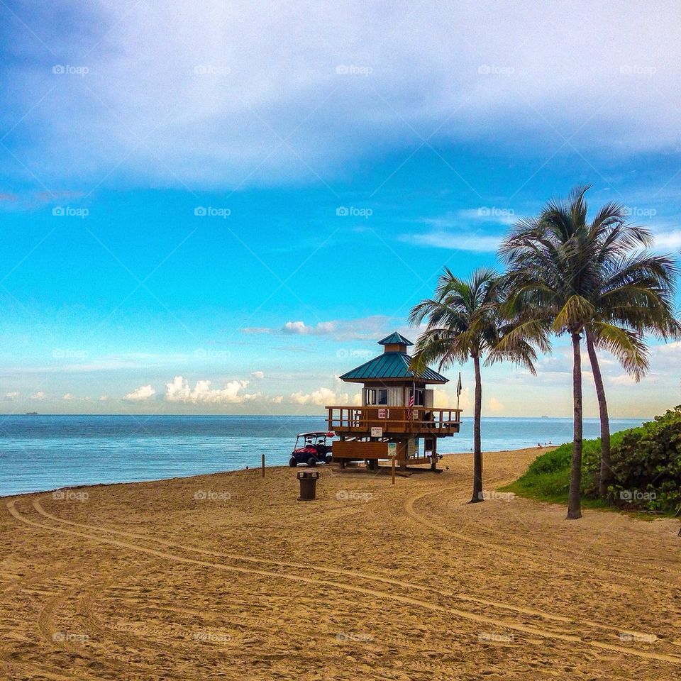 The Lonely Lifeguard House