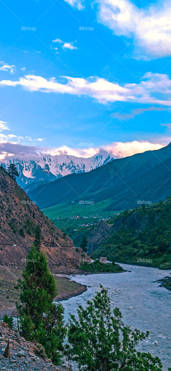 beautiful Himalayan mountains