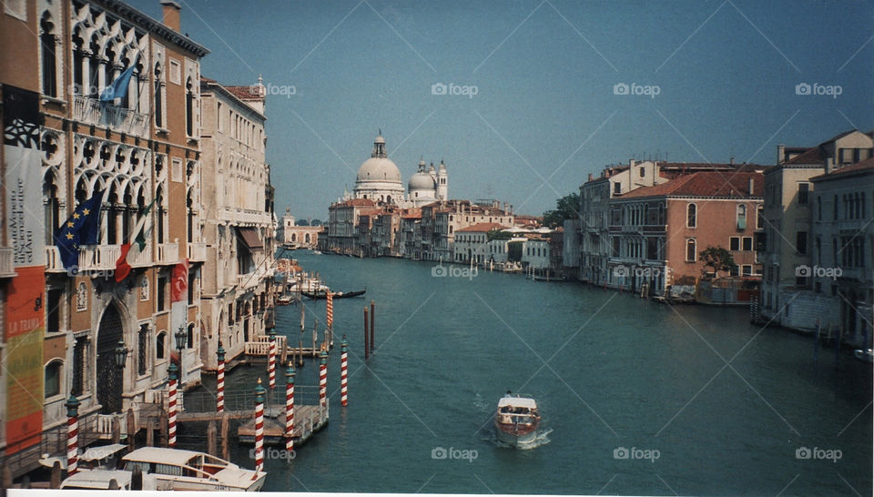  The grand canal Venice