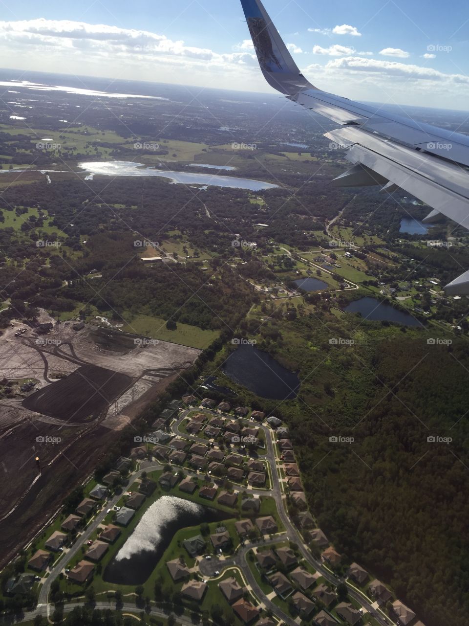 Close-up of airplane flying on sky