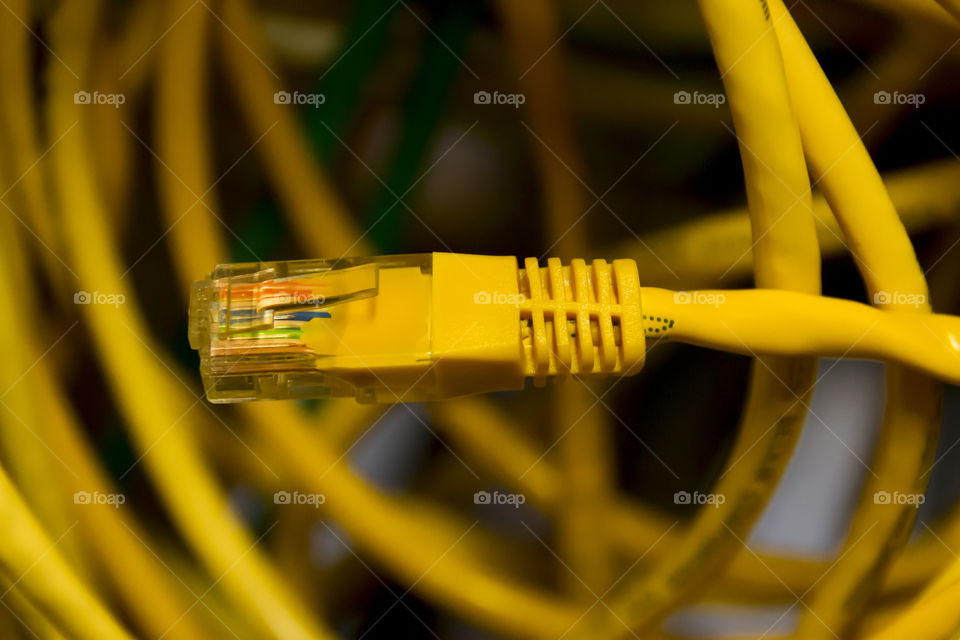 Yellow cable