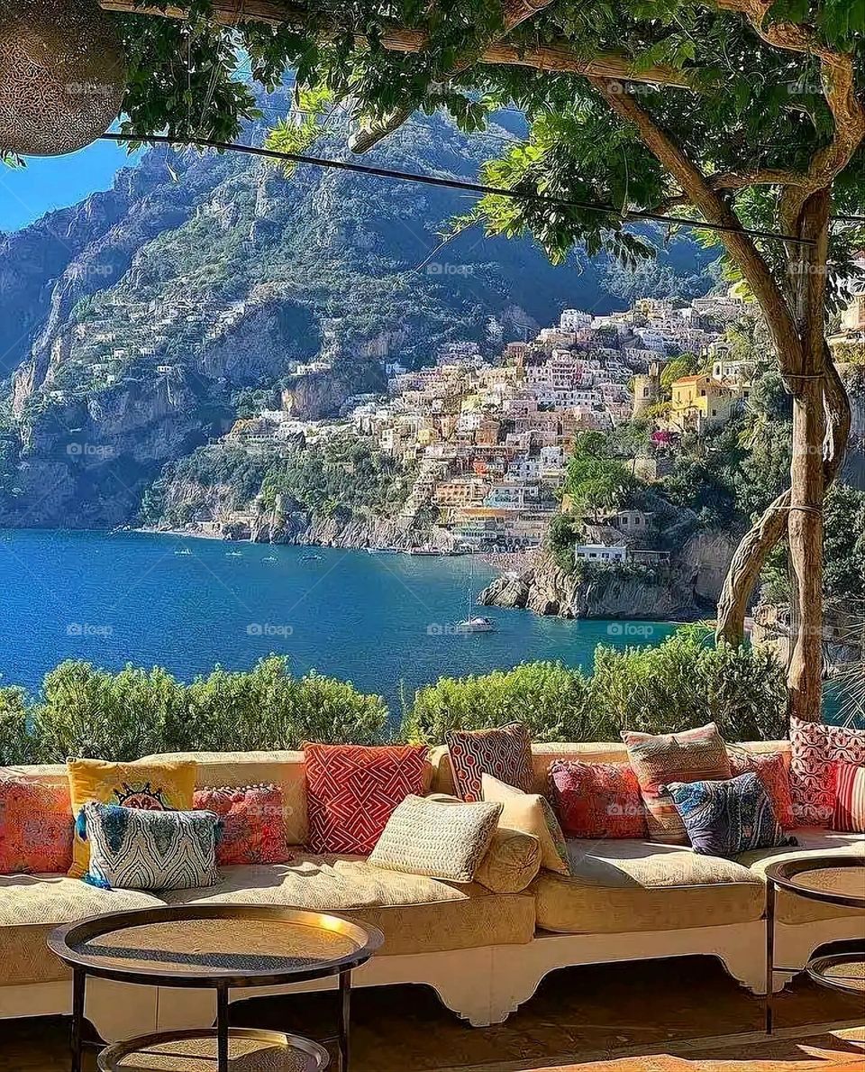 Glory be to God, the magnificent and picturesque view and the natural green trees are a view that is nothing more wonderful than it