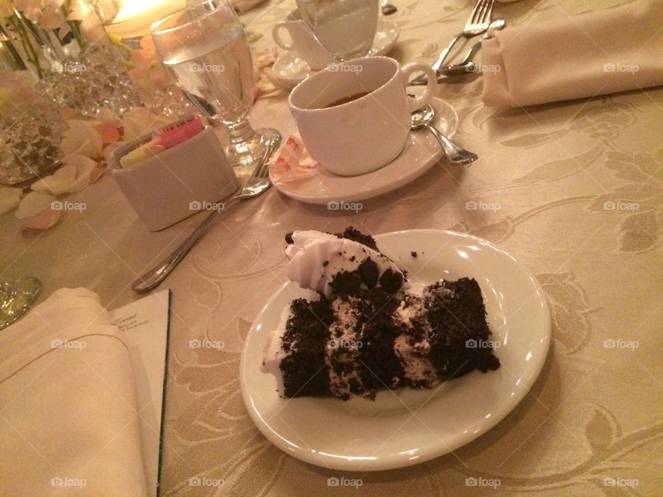 Wedding cake dessert 