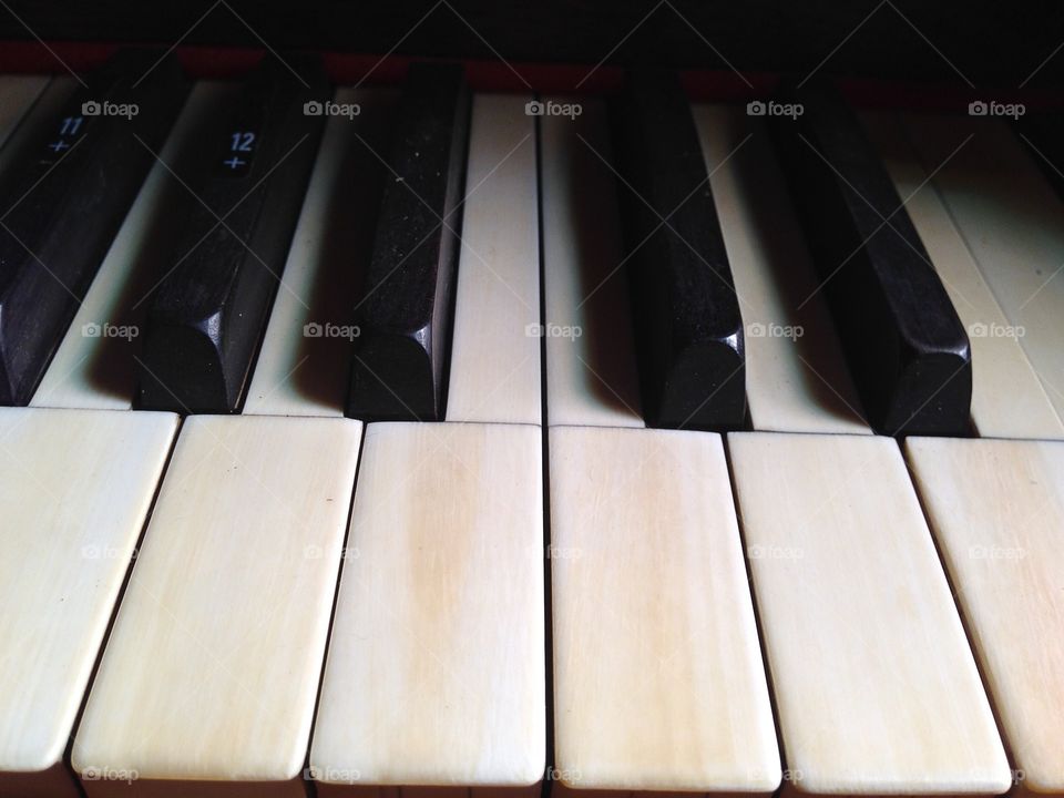 Old Piano Keys
