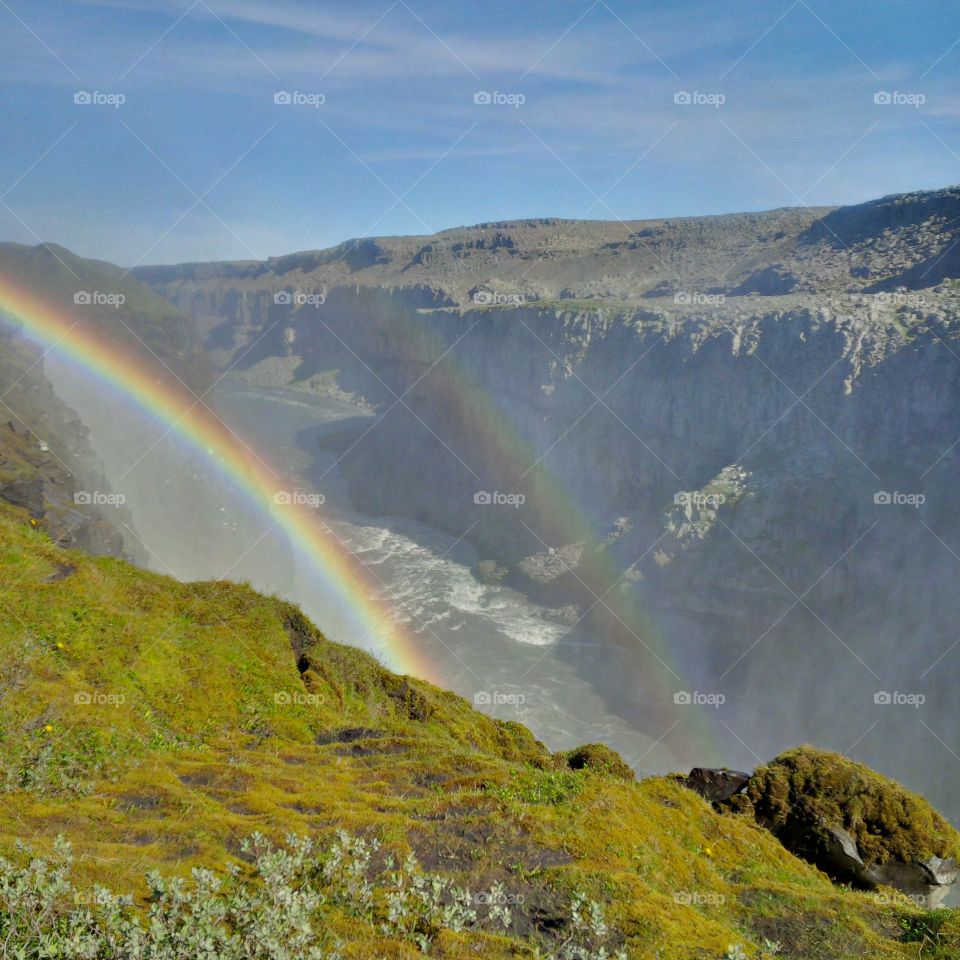 Double Rainbow in Iceland