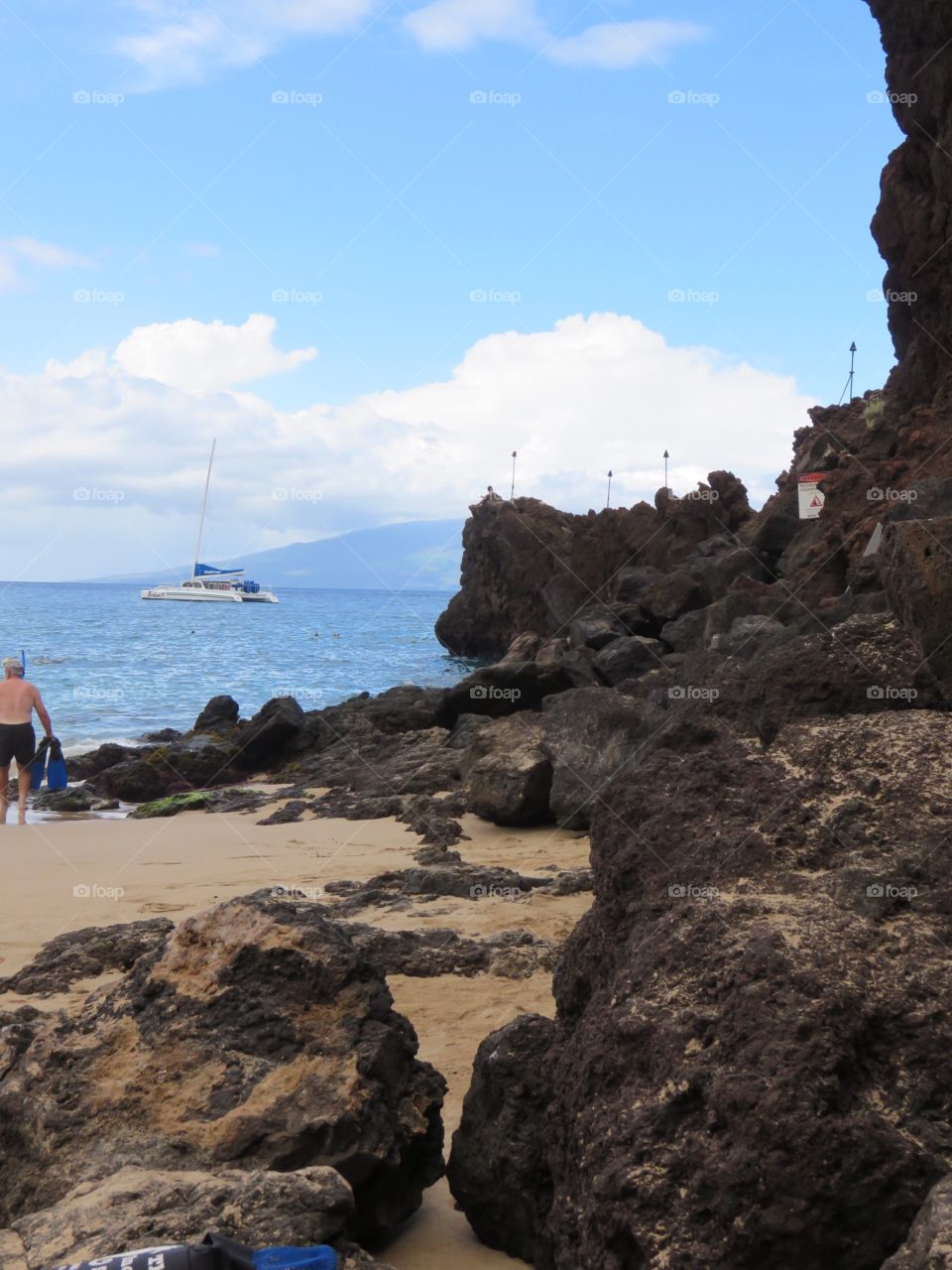 Beach with boat