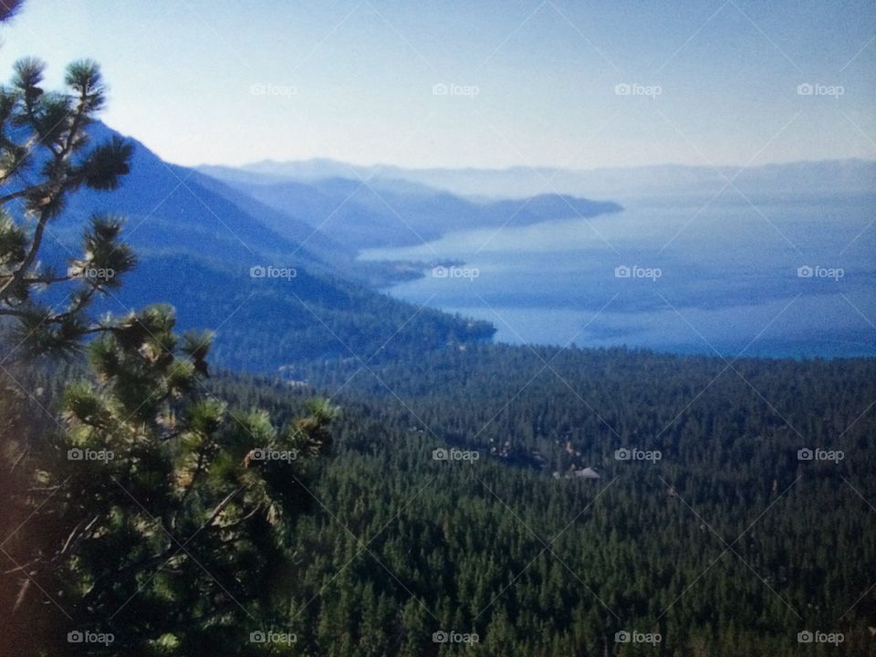 Lake Tahoe. View of Lake Tahoe