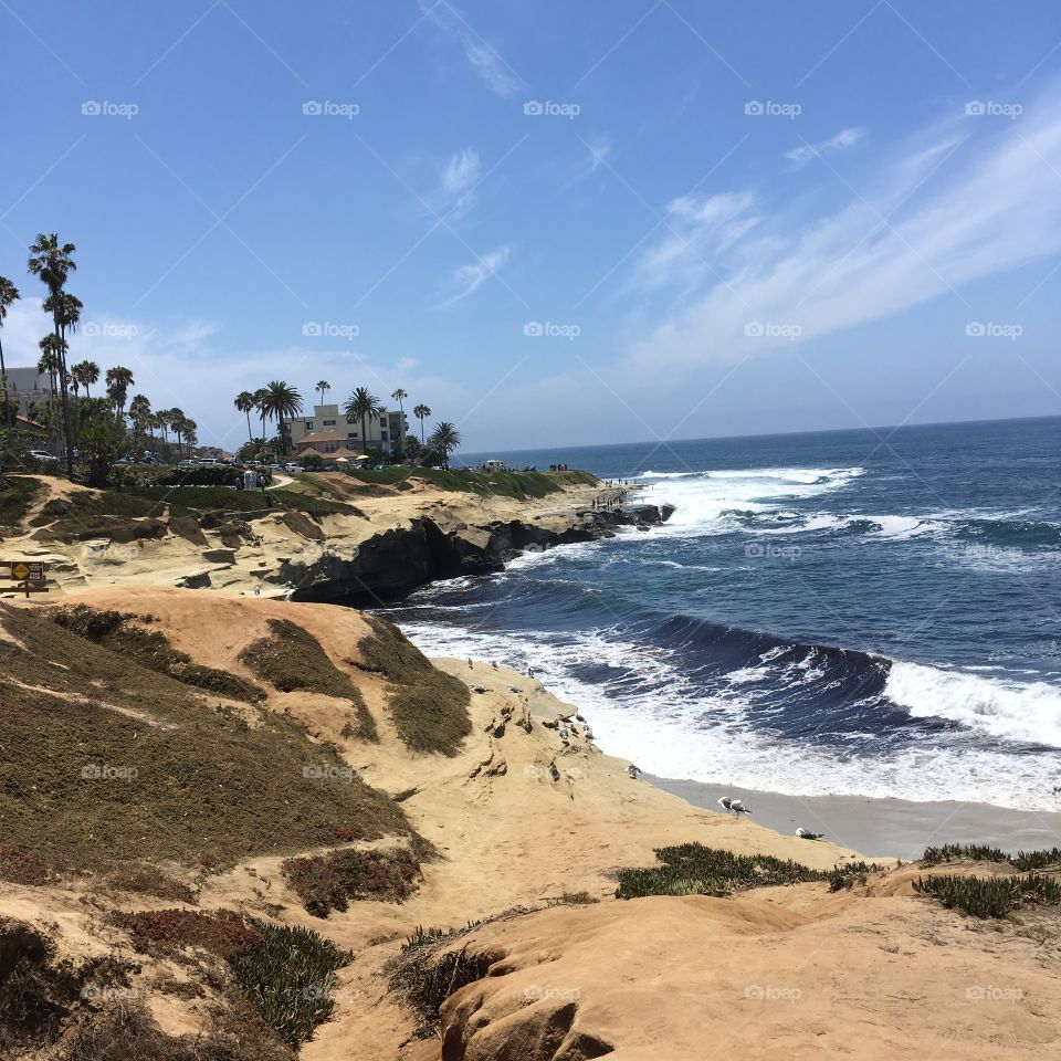 Coastal cliffs