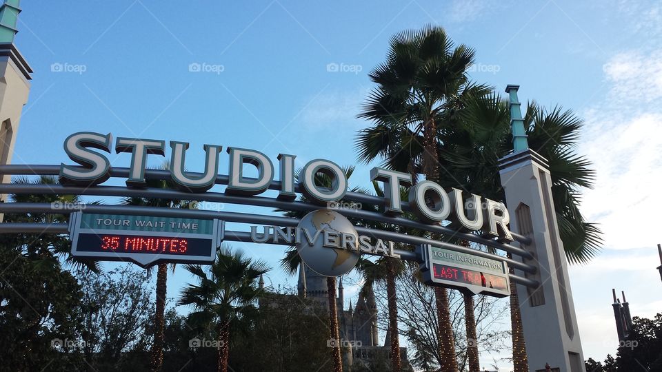 Universal Studios Studio Tour Entrance