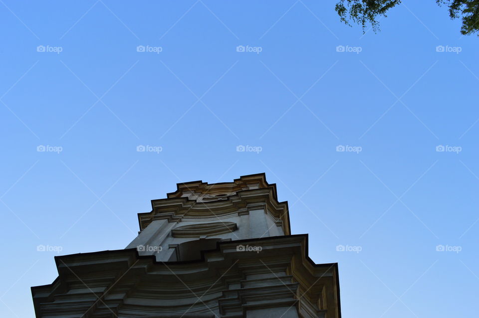 looking up. polish architecture