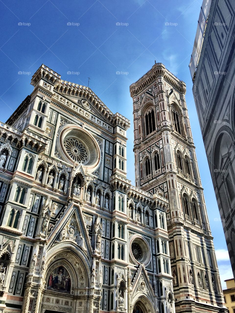 Santa Maria. On a clear day in Florence walking back from the train station I captured this view of the basilica. 