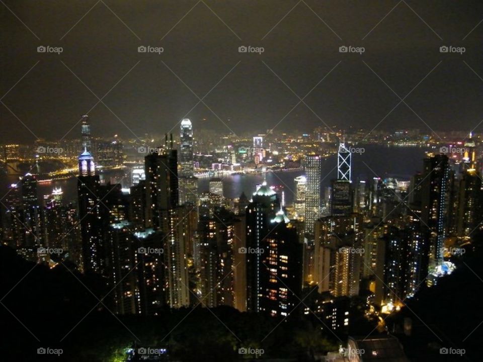 Hong Kong in the night
