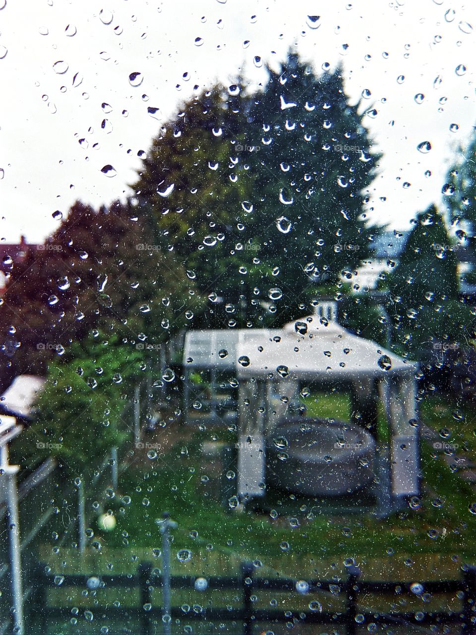 water droplets on my window taken like it's 1998