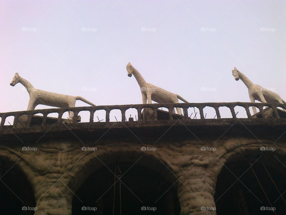 Rock Garden Chandigarh, is a sculpture garden made from waste material- A best tourist spot. Founded by NEK CHAND.
