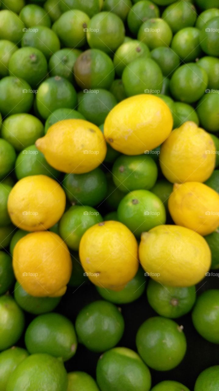 lemons in the most of limes