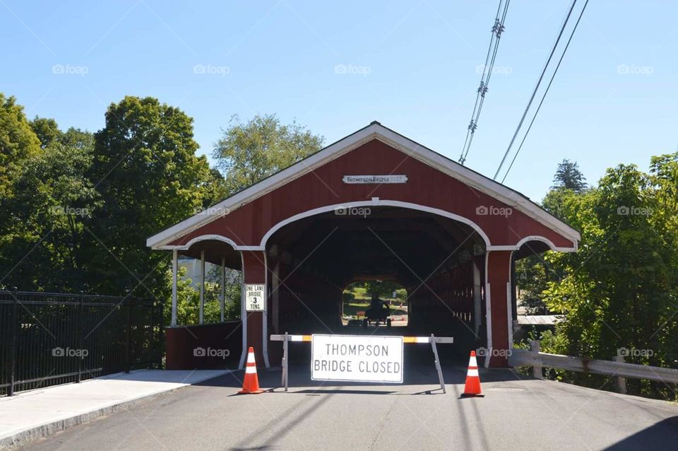 Thompson Covered Bridge, Monadnock Region, NH