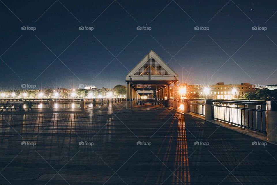 Dock at night 