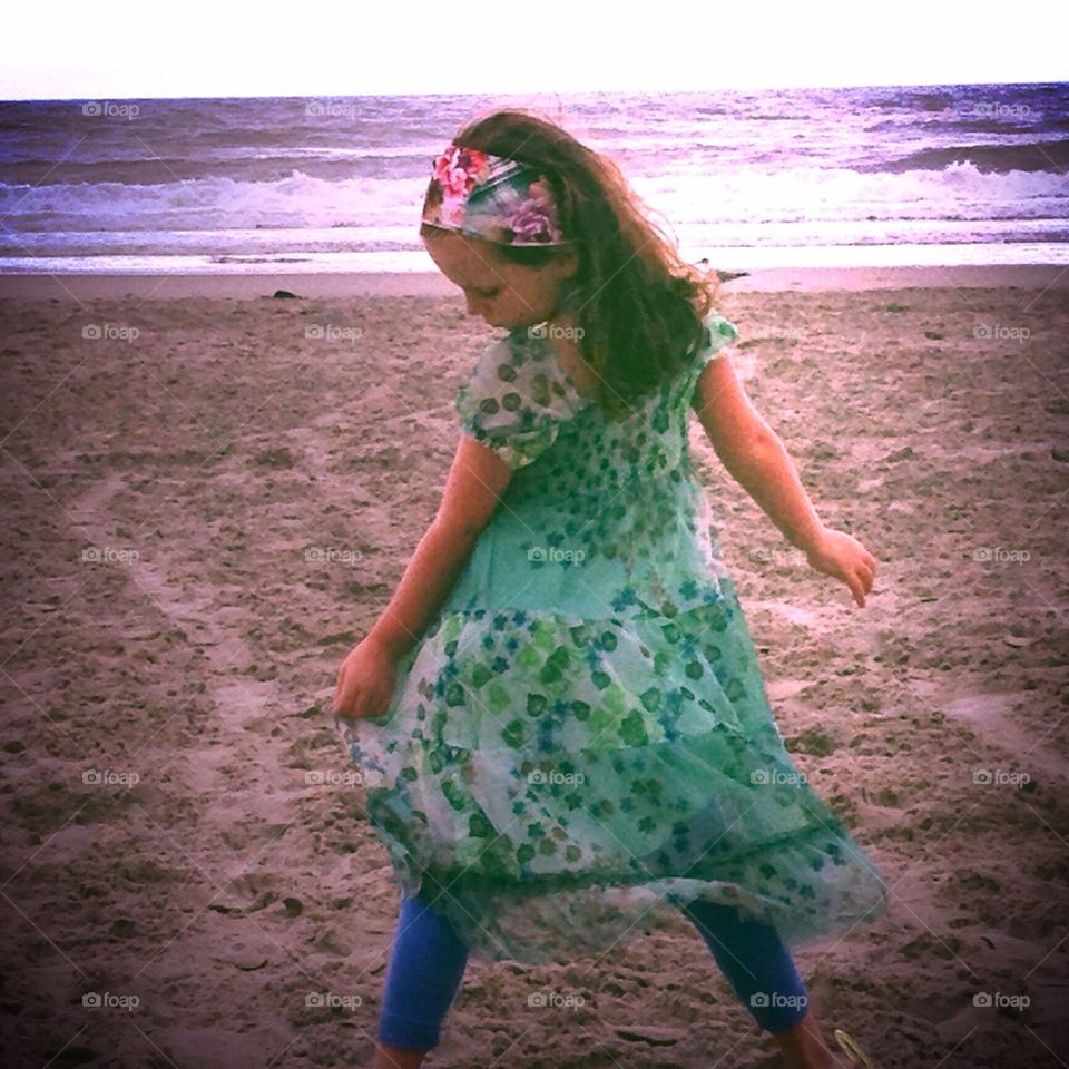 Dancing in the beach 