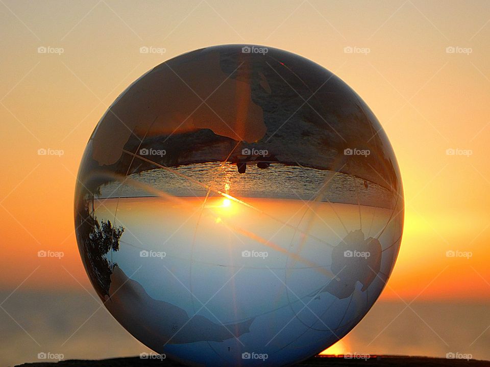 Sunset Globe