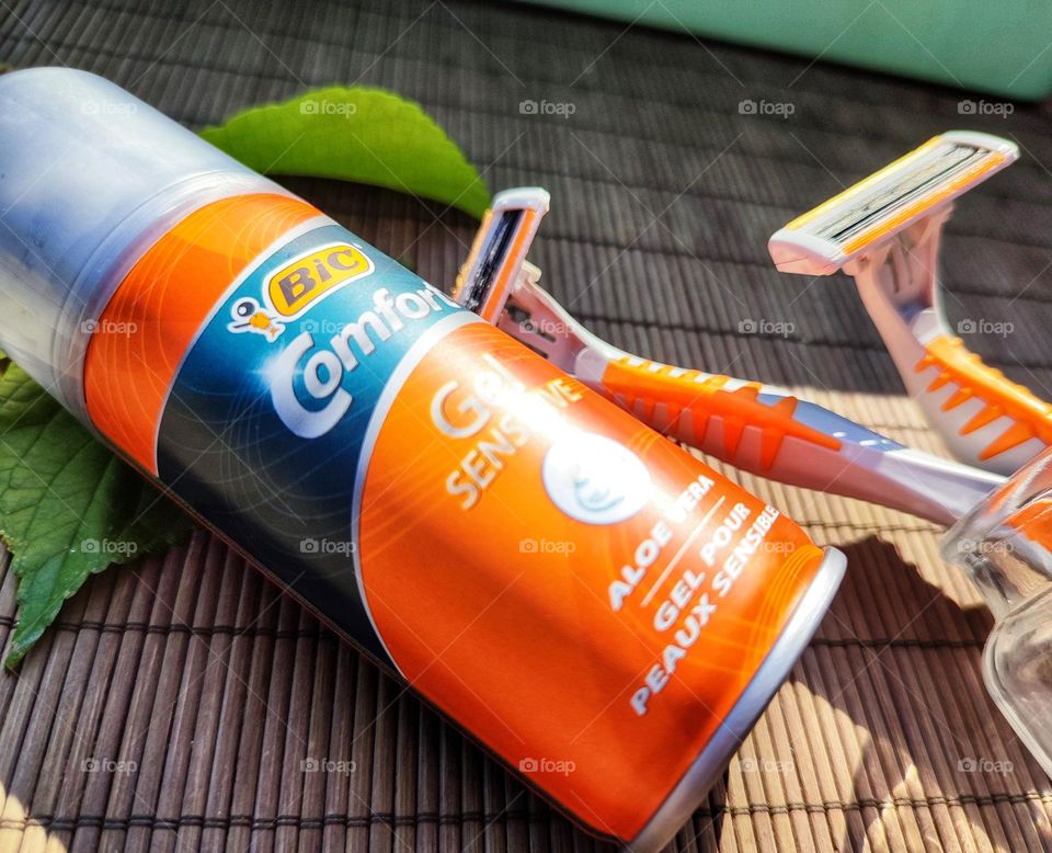 Shaving cream and razors