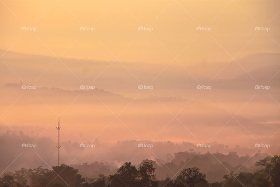 Scenic view of morning