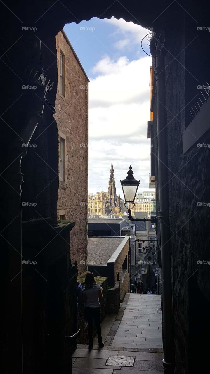 Scots Monument, Edinburgh, Scotland