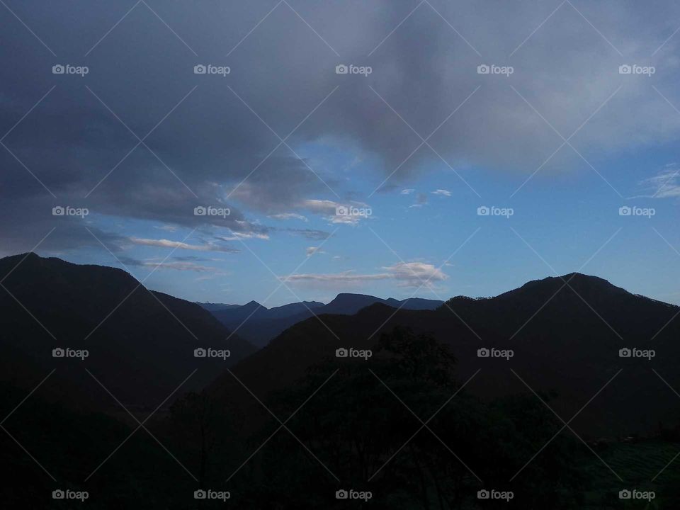 monsoon clouds