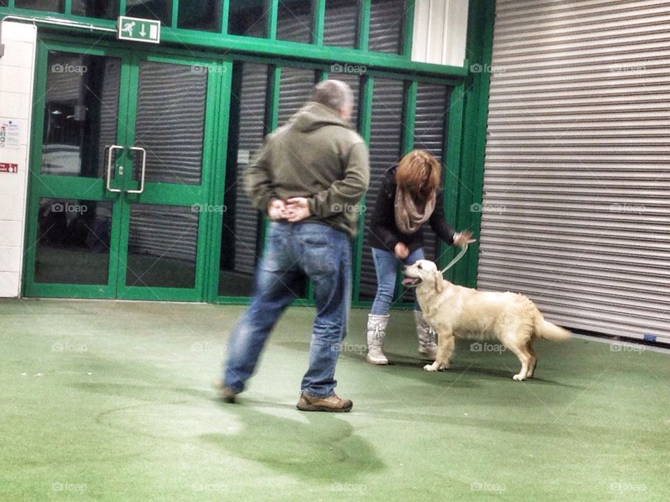 Zoe at ringcraft class