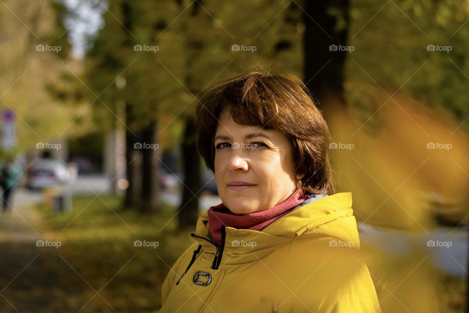 aged woman with beautiful hair, hair is the best decoration