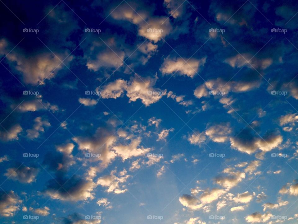 Blue clouds