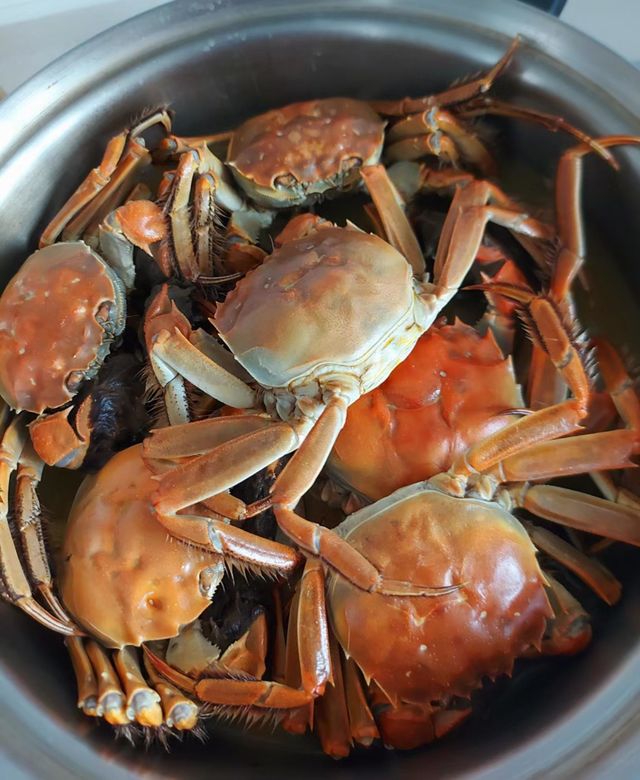 steamed crab