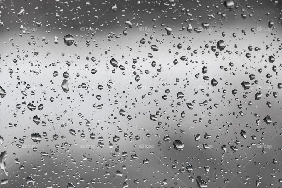 Water drops on a window 