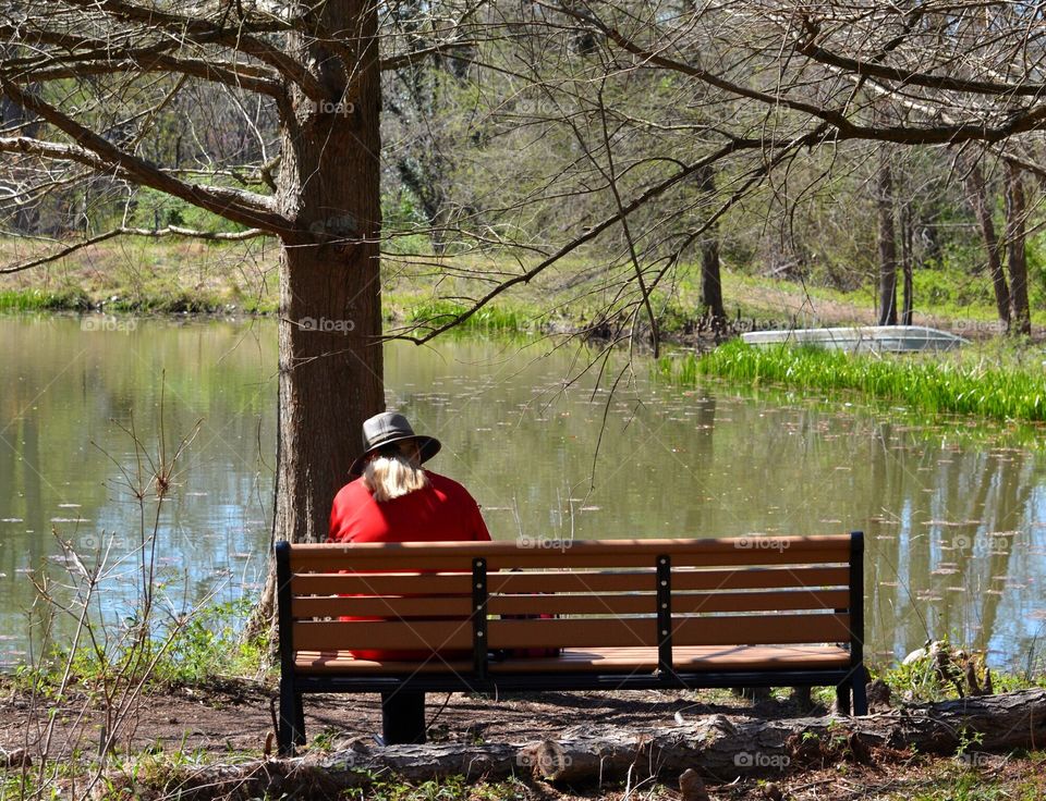 Contemplation at the lake