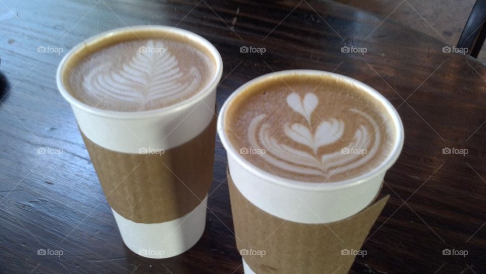 Coffee with designs