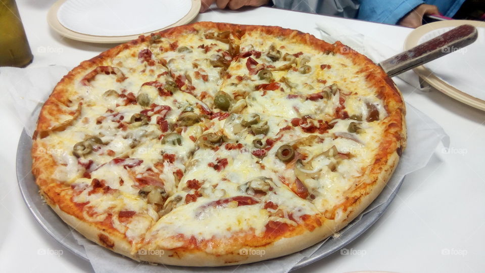 Pizza makes me happy !