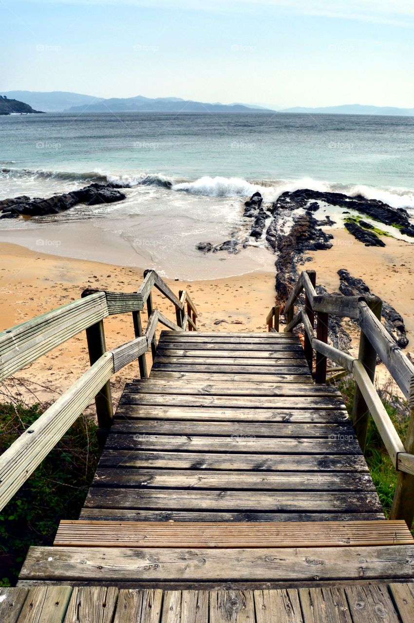 Beach after the rain