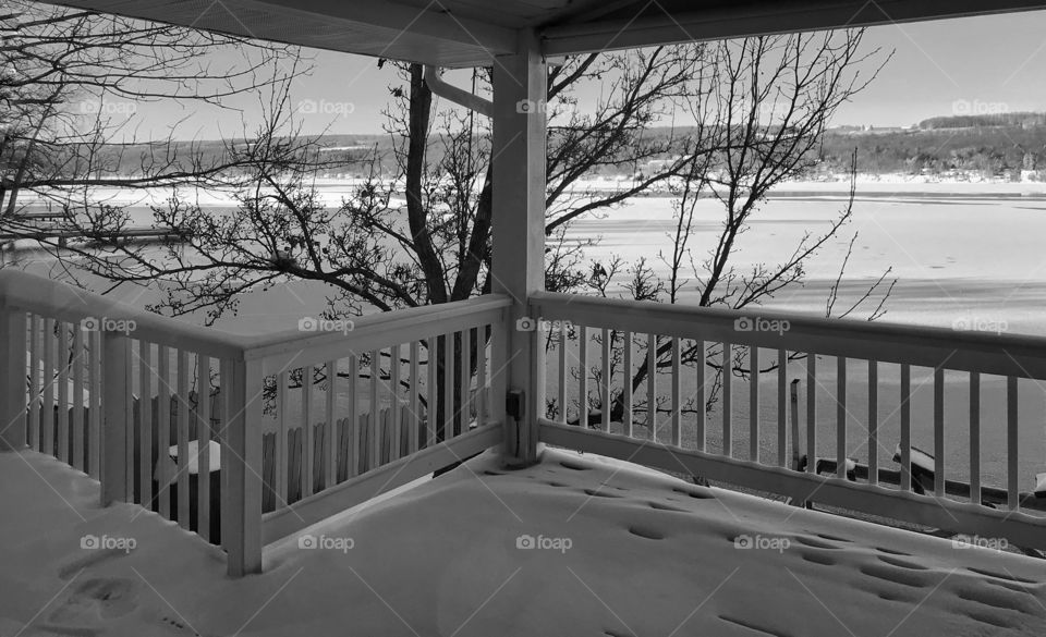 Keuka Lake in winter