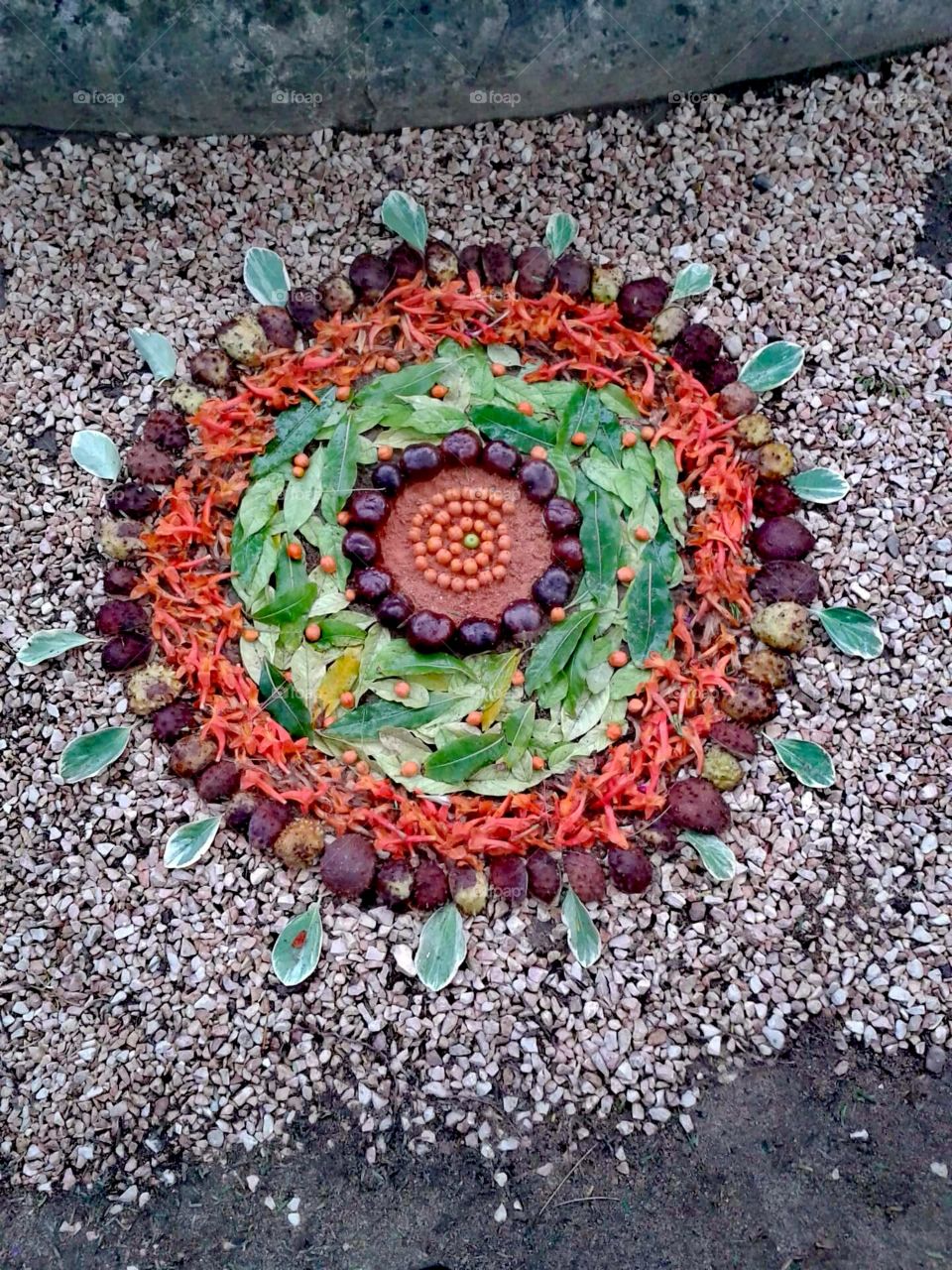 Decoração com flores