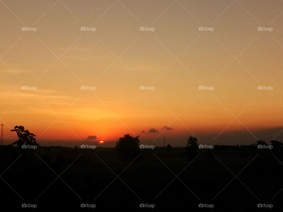 the beautiful evening afternoon