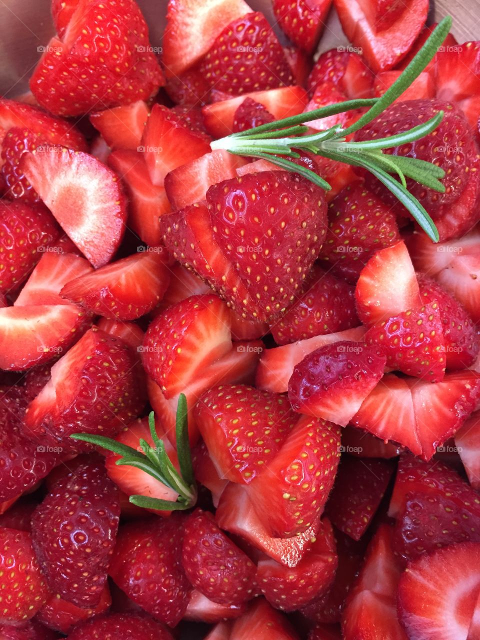 fresh sweet strawberries