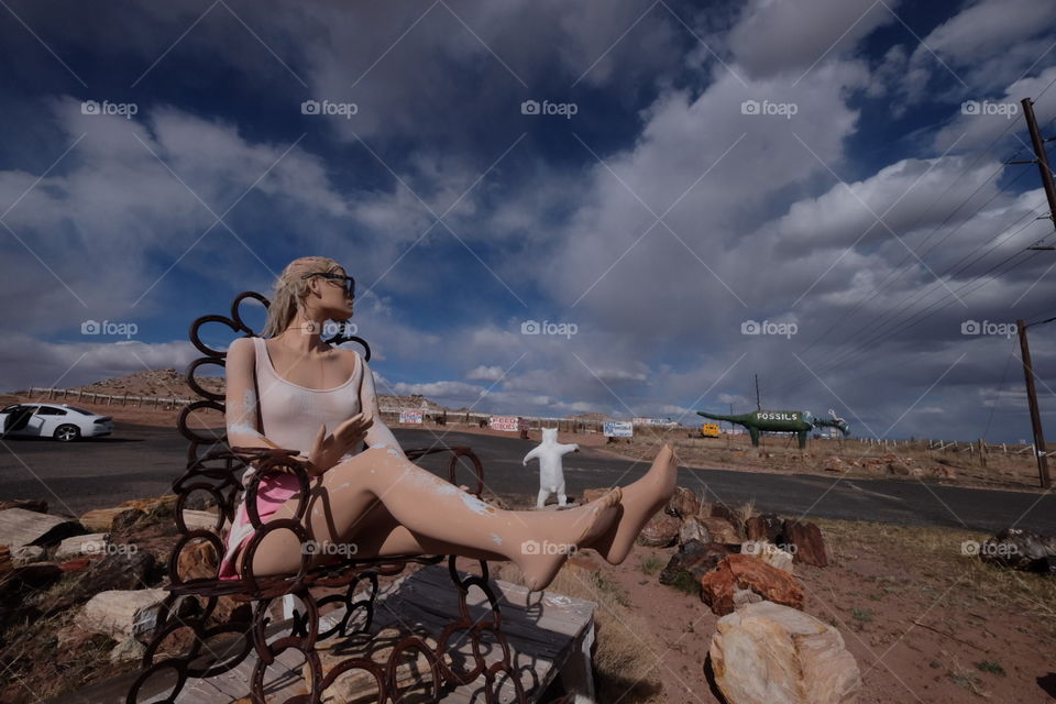 Girl, Landscape, Beach, Sky, People