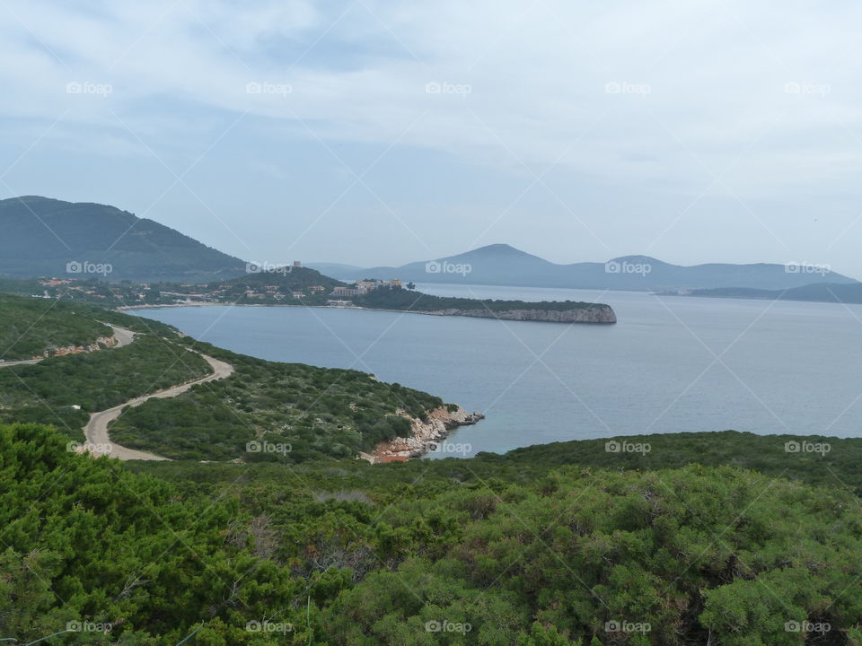 Alghero bay sardinia