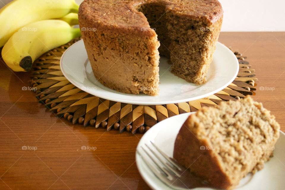 Nutritious banana cake