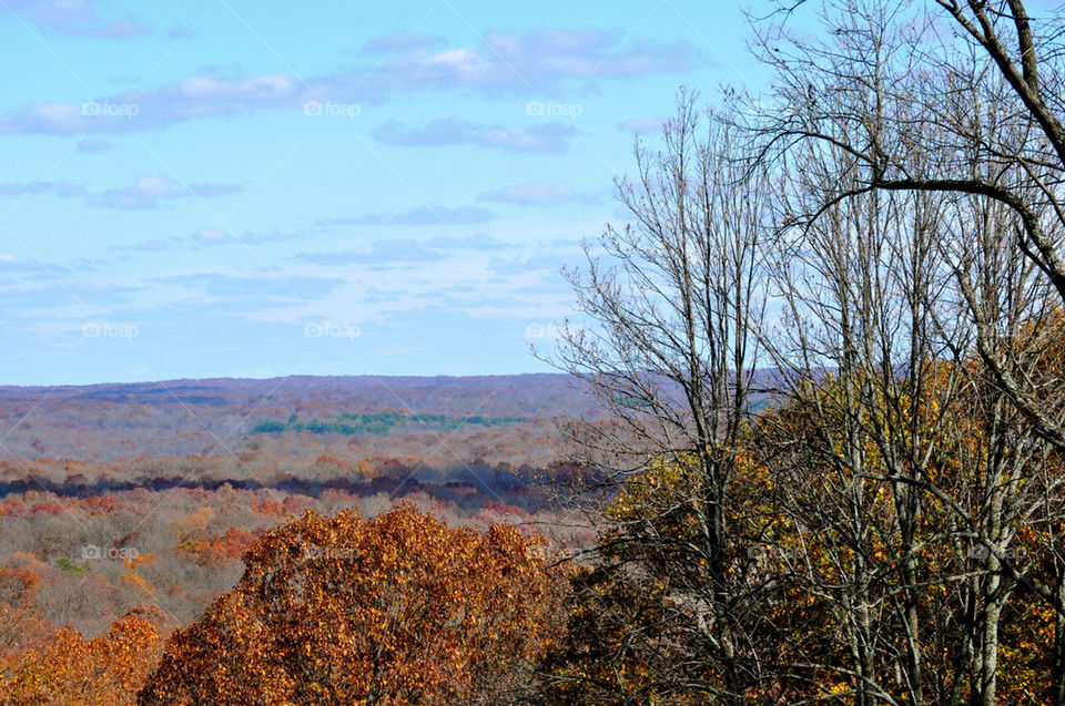 Tennessee mountains in autumn