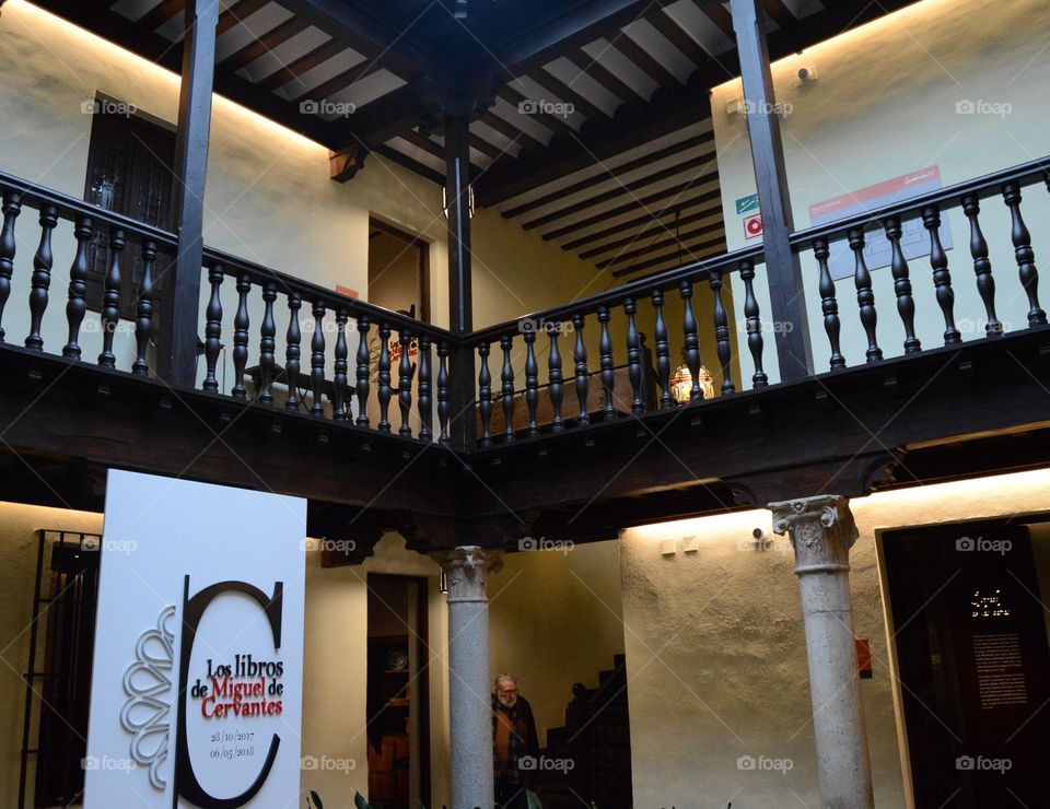 Interior Museo Cervantes Alcalá de Henares.