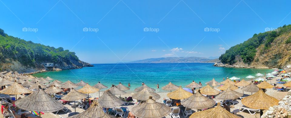 Monastery Beach in Ksamil Albania